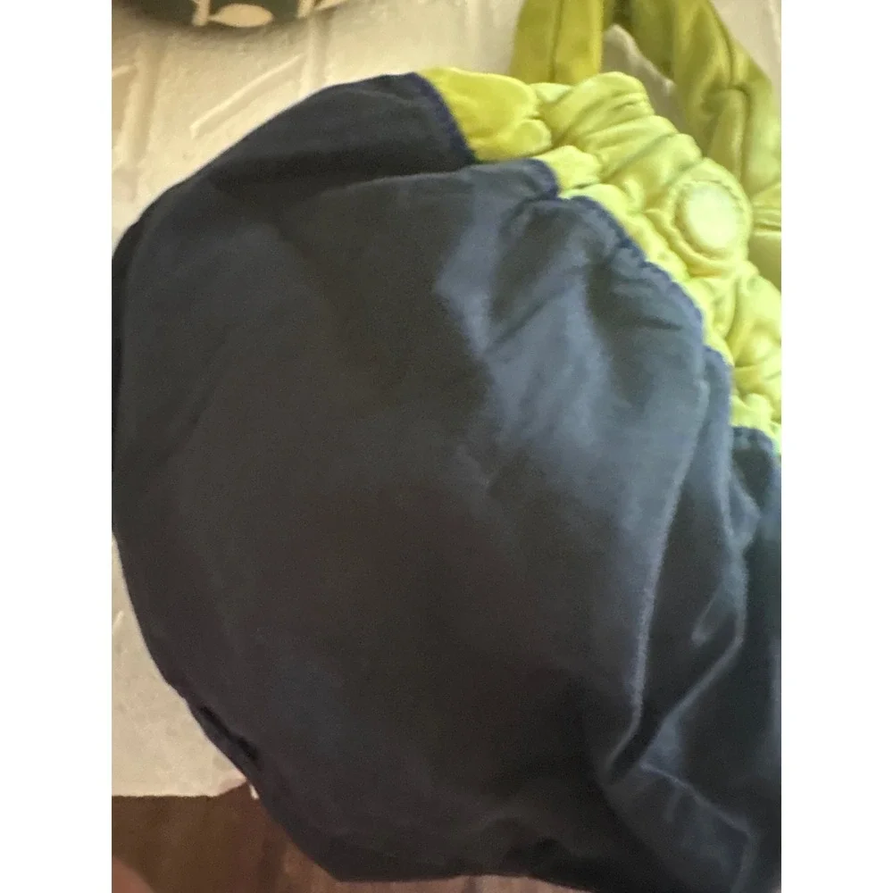 GANNI Occasion Small Hobo Bag Puffy Knotted Handle Lime Green One Size